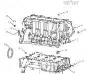 Блок цилиндров (двиг. JLy4G15) Geely Emgrand EC7